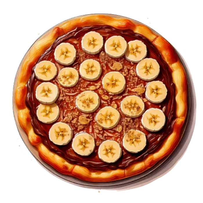 Pizza Banane Nutella